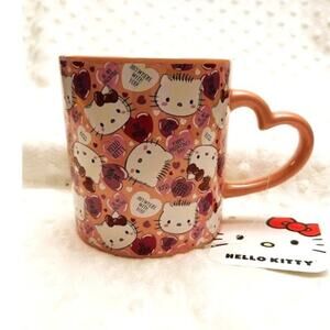 Hello Kitty Valentine Conversation Hearts 18oz Ceramic Mug-NEW